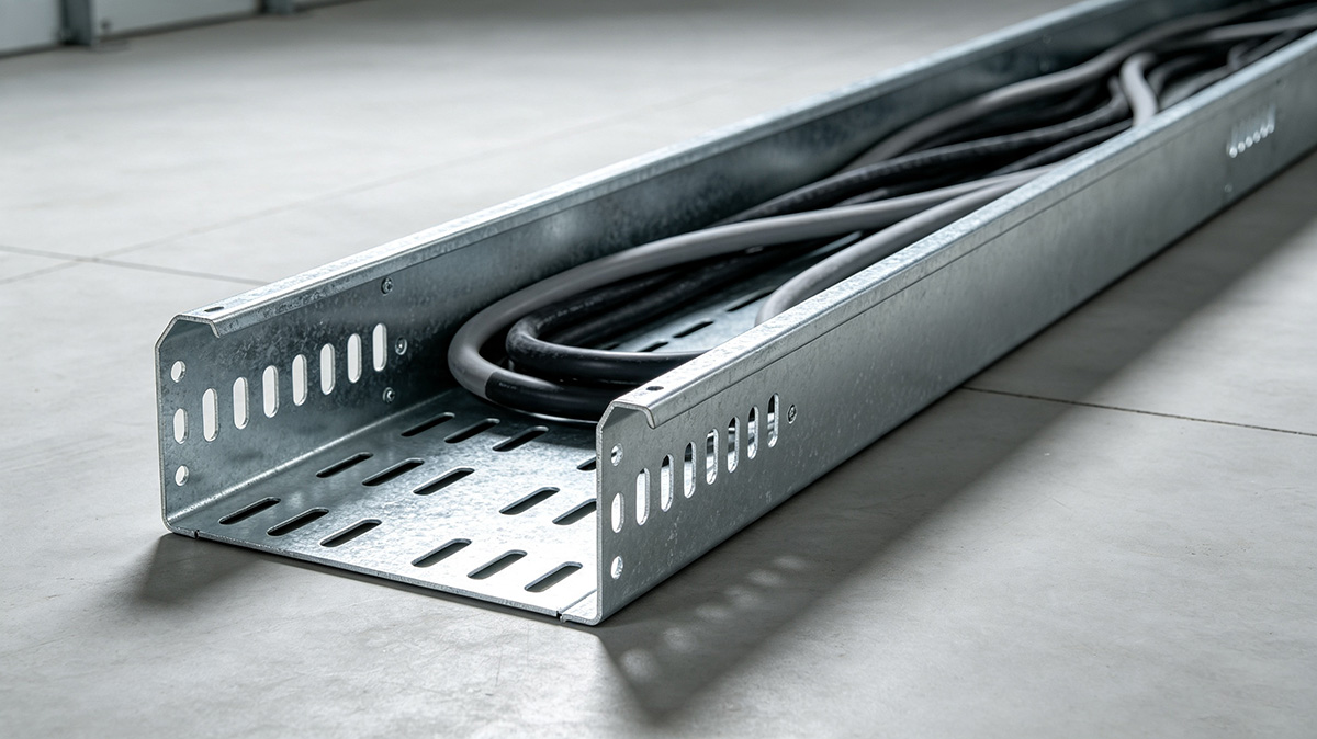 Hot-Dip Galvanized Perforated Cable Tray