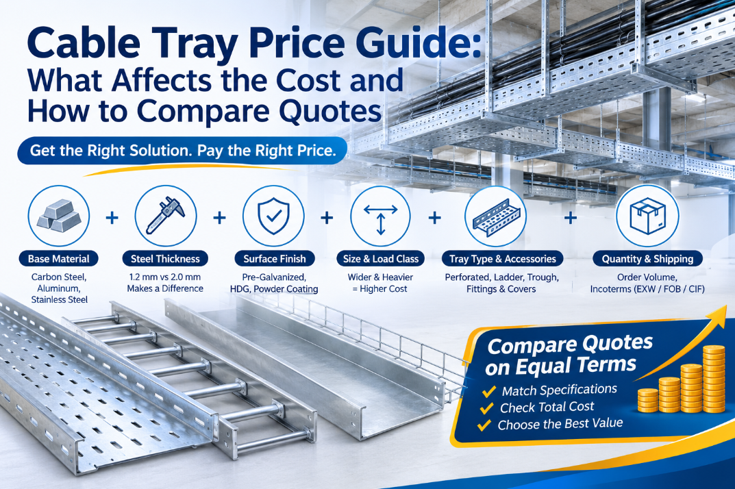 Cable Tray Price Guide: What Affects the Cost and How to Compare Quotes