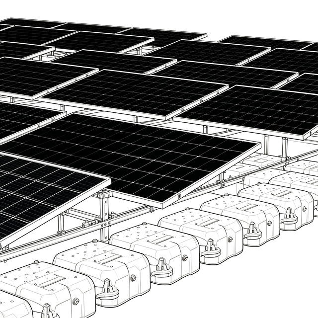 Floating Solar PV Mounting System