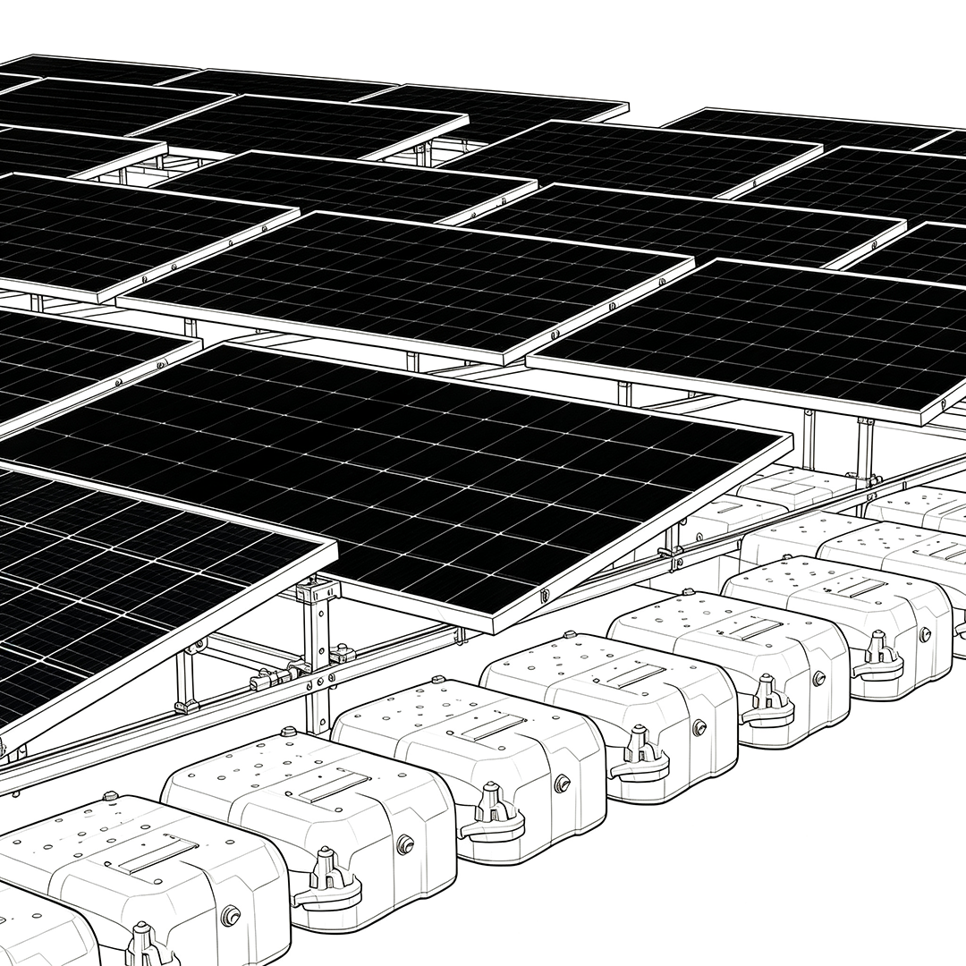 Floating Solar PV Mounting System