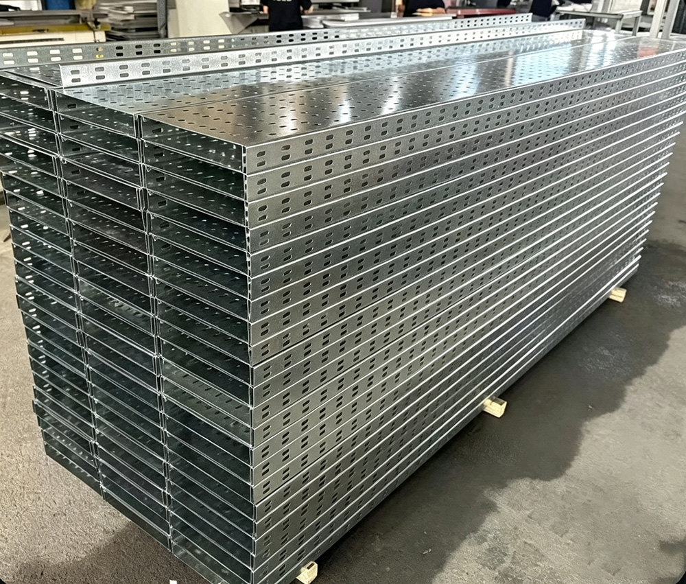 Perforated Cable Tray Manufacturing and Finished Products