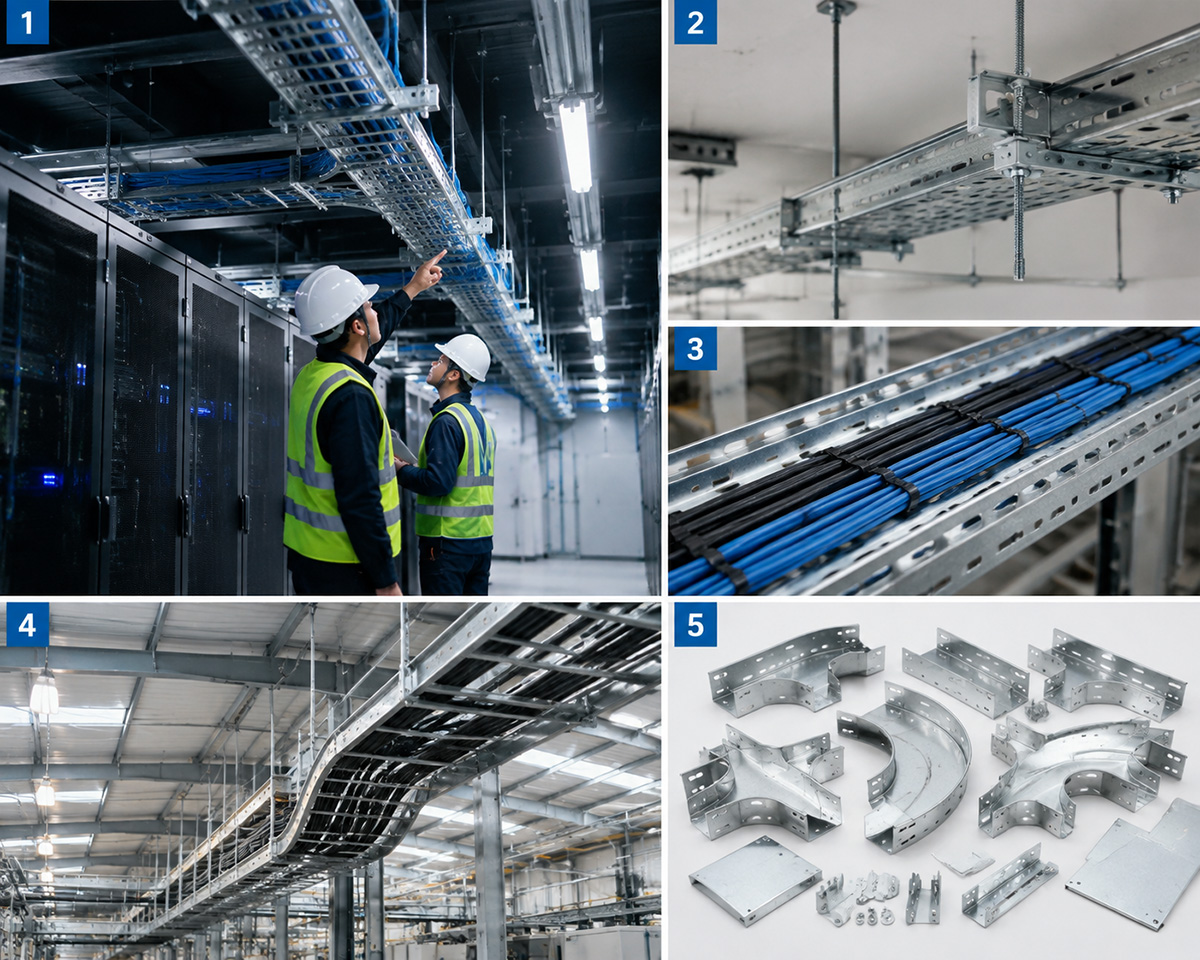 Cable Tray Installation Guide: Step-by-Step Installation Requirements, Support Spacing & Best Practices