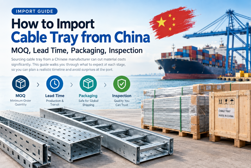 How To Import Cable Tray From China: MOQ, Lead Time, Packaging, Inspection