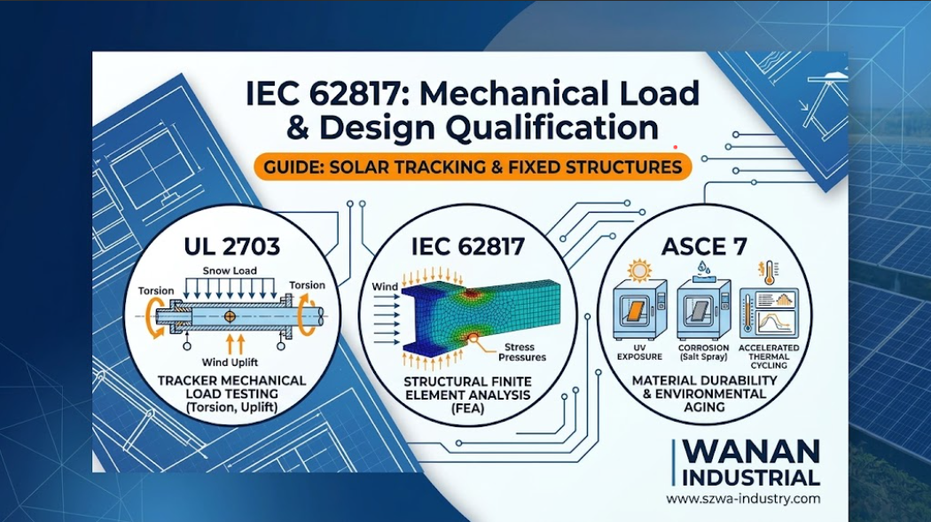 IEC 62817 Mechanical Load Testing and Design Qualification for Solar Racking