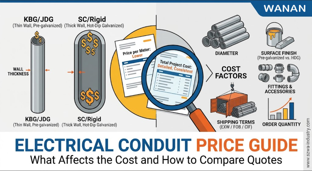 Electrical Conduit Price Guide: What Affects the Cost and How to Compare Quotes